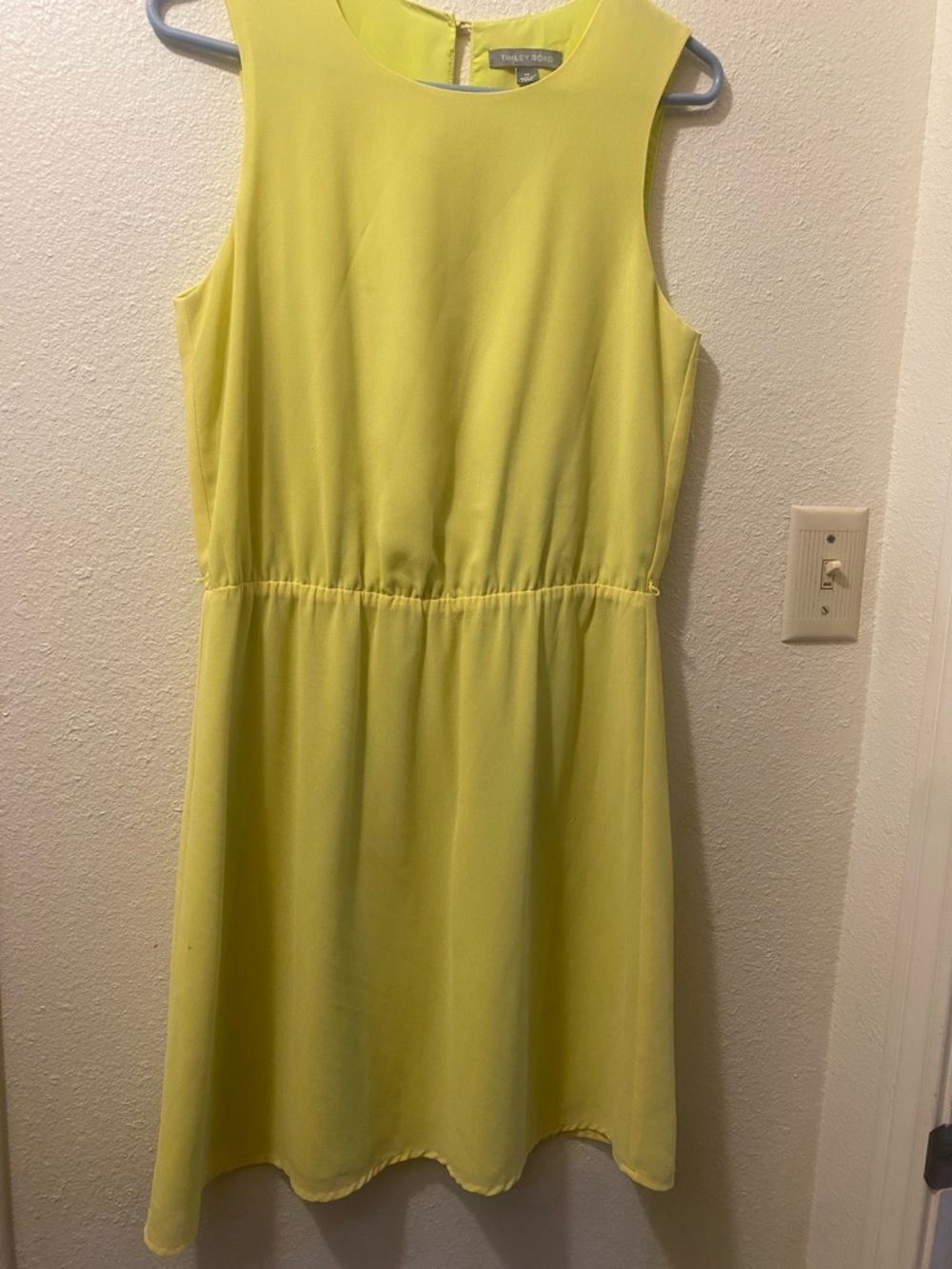 Sleeveless Fit & Flare Dress in Bright Yellowish - Cute Summer Dress!